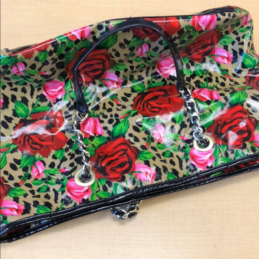 Floral & Leopard Betsey Johnson bag